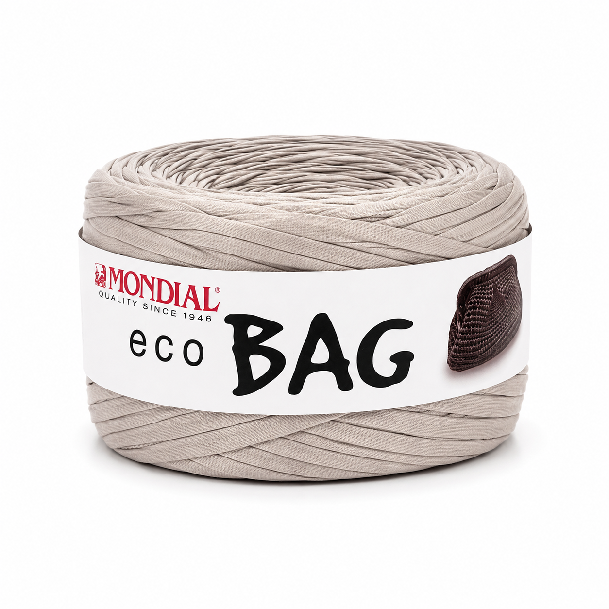 Fettuccia ECO BAG (Eco Pelle) - MONDIAL - Colore: 610 - GRIGIO PERLA - by LacariaRicami.Store