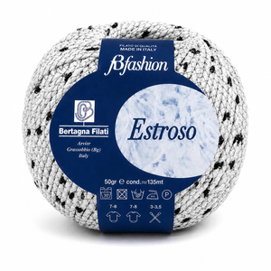 COTONE Estroso - Bertagna Filati - Colore: 08 - BIANCO - by LacariaRicami.Store