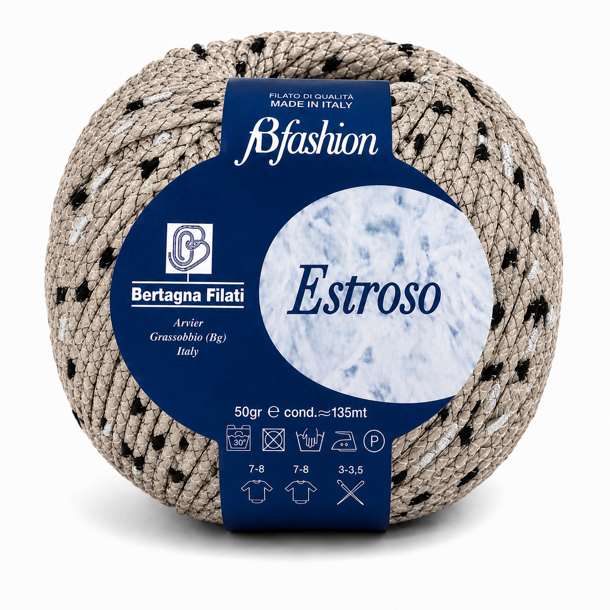COTONE Estroso - Bertagna Filati - Colore: 14 - BEIGE - by LacariaRicami.Store