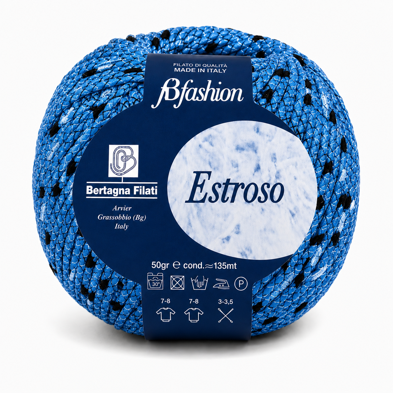 COTONE Estroso - Bertagna Filati - Colore: 16 - AZZURRO - by LacariaRicami.Store