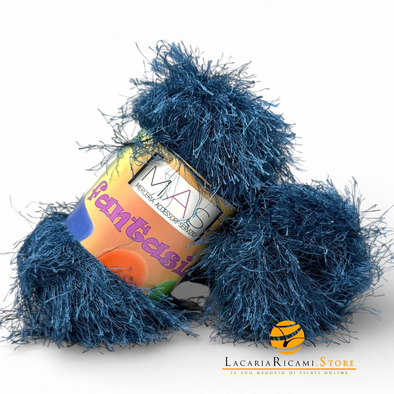 Lana FANTASIA - MAS Srl - Colore: 67 - BLU - by LacariaRicami.Store