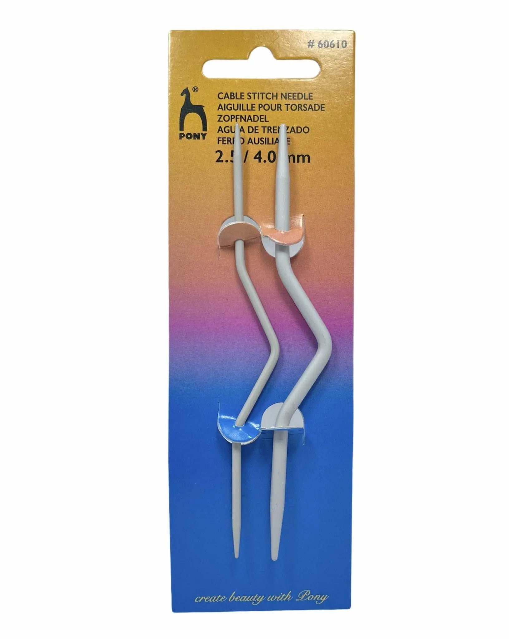 FERRO AUSILIARE Alluminio 2,50-4,00 - Pony - - LacariaRicami.Store