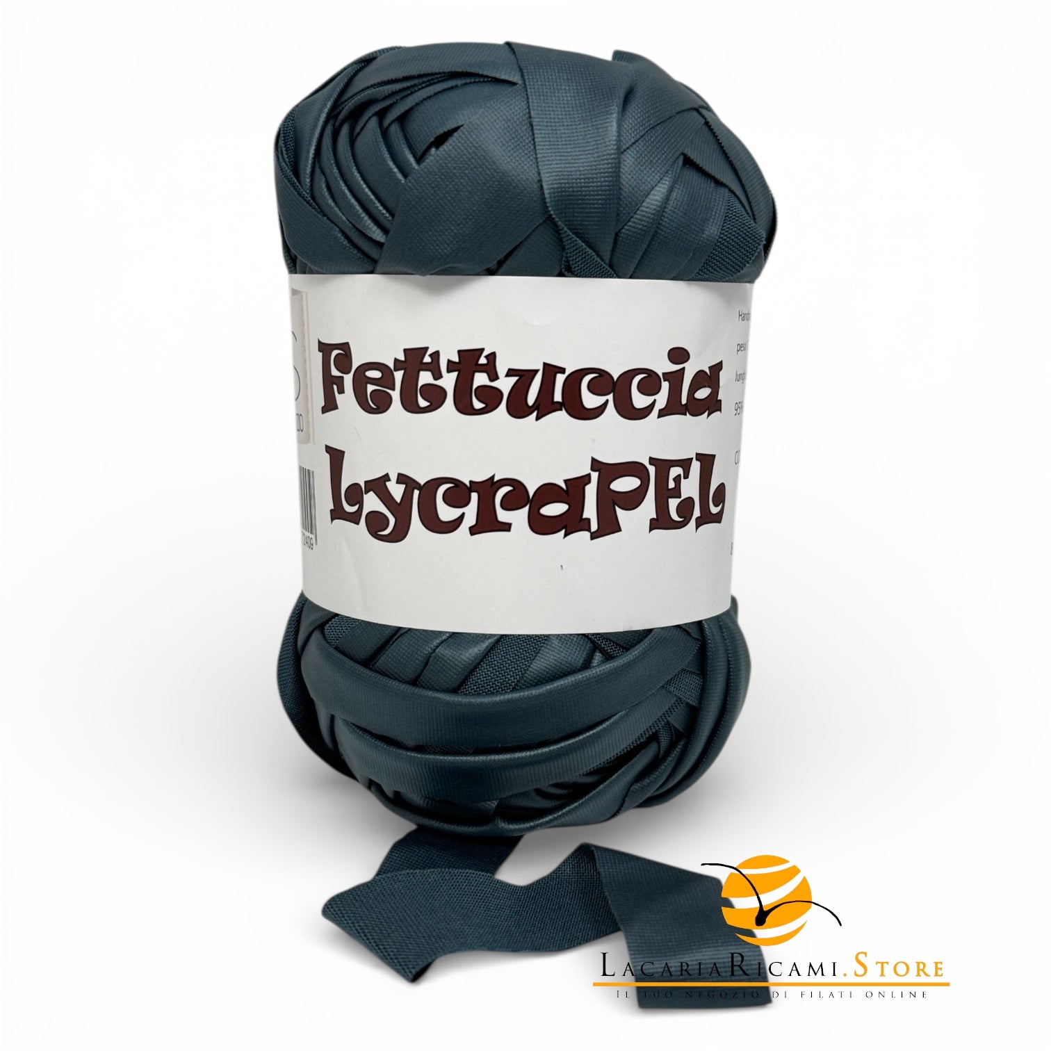 Fettuccia LycraPEL (Eco Pelle) - MAS Srl - 06 - PETROLIO - LacariaRicami.Store