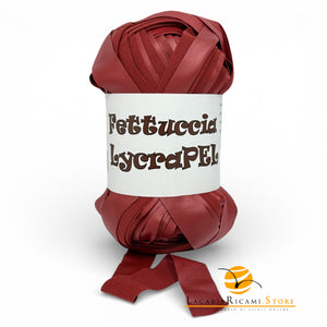 Fettuccia LycraPEL (Eco Pelle) - MAS Srl - 14 - CILIEGIA - LacariaRicami.Store