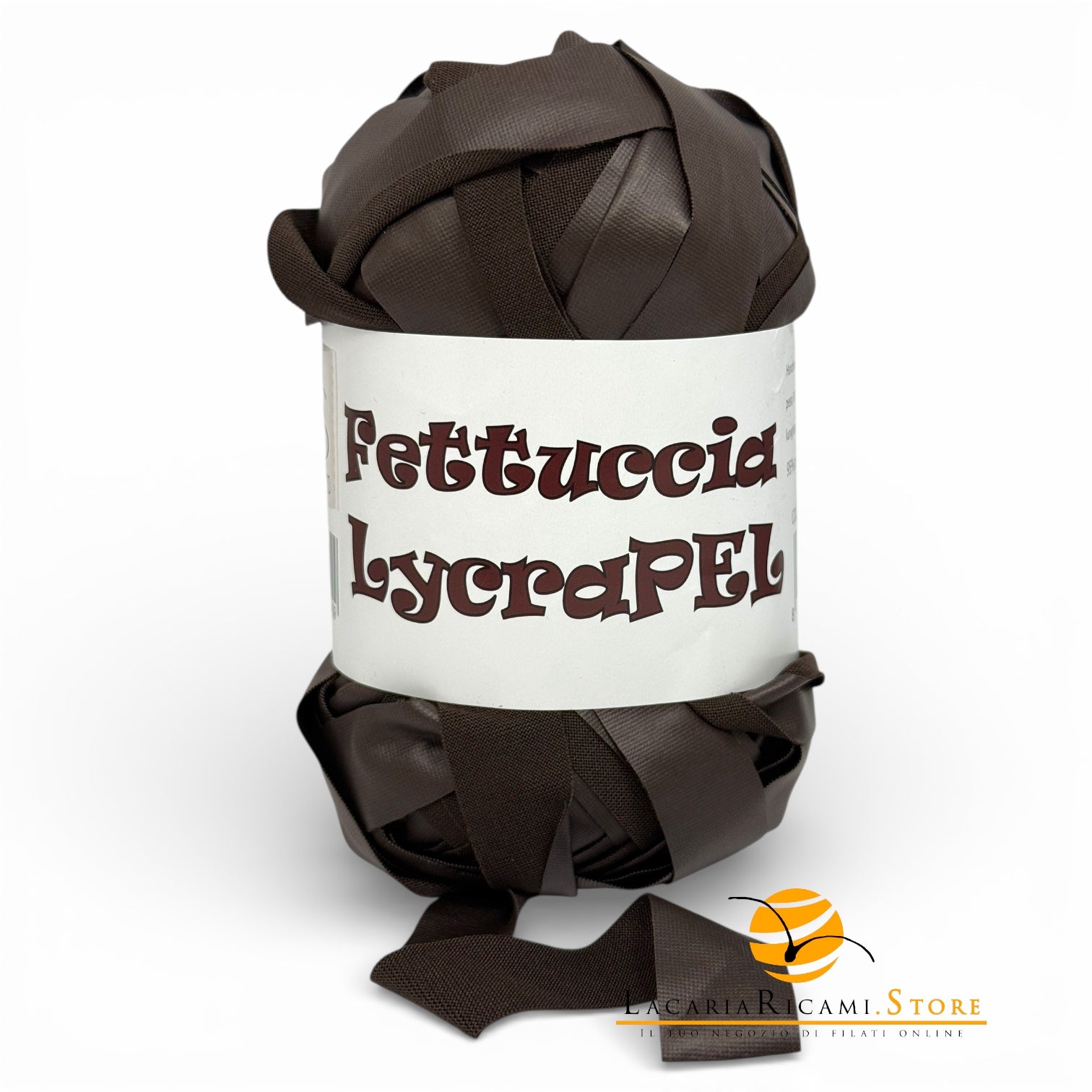 Fettuccia LycraPEL (Eco Pelle) - MAS Srl - 18 - TESTA DI MORO - LacariaRicami.Store