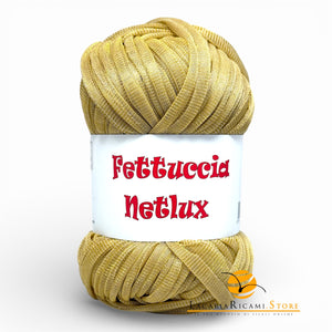 Fettuccia NETLUX - MAS Srl - Colore: 64 - ORO ORO LUX - by LacariaRicami.Store