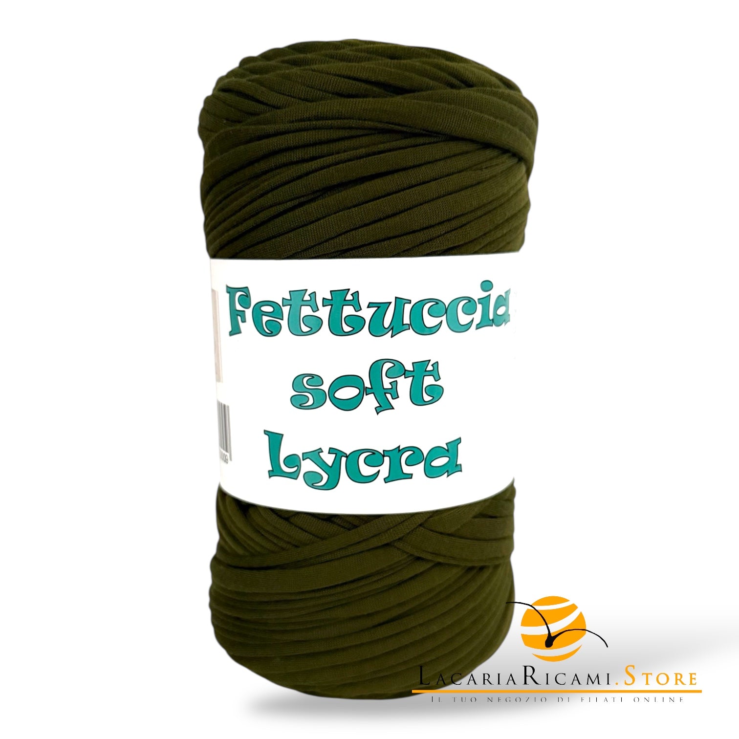 FETTUCCIA Soft Lycra - MAS Srl - 52 - VERDE MILITARE - LacariaRicami.Store