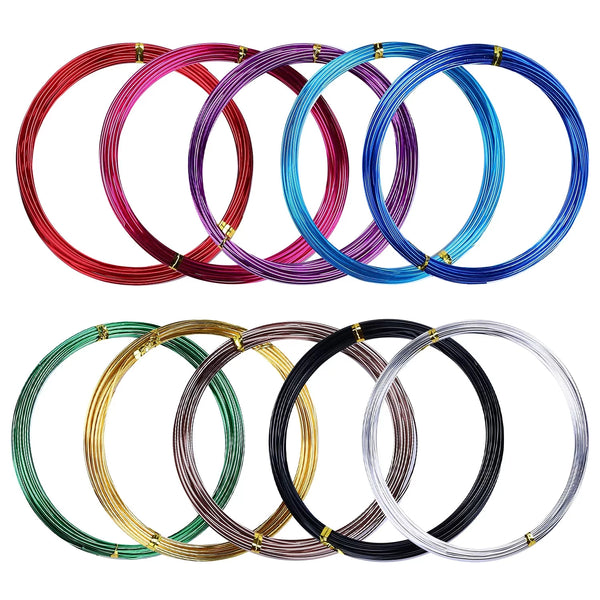 FILI In Alluminio Colorato coils di filato colorato per crafts creativi