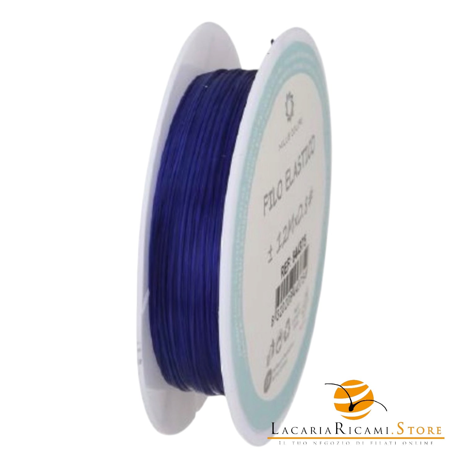 Filo Elastico Colorato per Bigiotteria - Colore: 0.8MM | (12M) - BLU - by LacariaRicami.Store