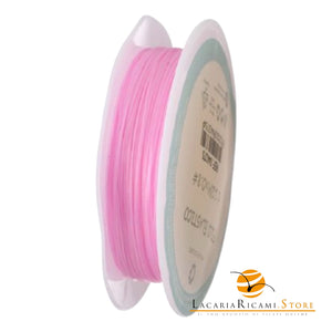 Filo Elastico Colorato per Bigiotteria - Colore: 0.8MM | (12M) - ROSA - by LacariaRicami.Store