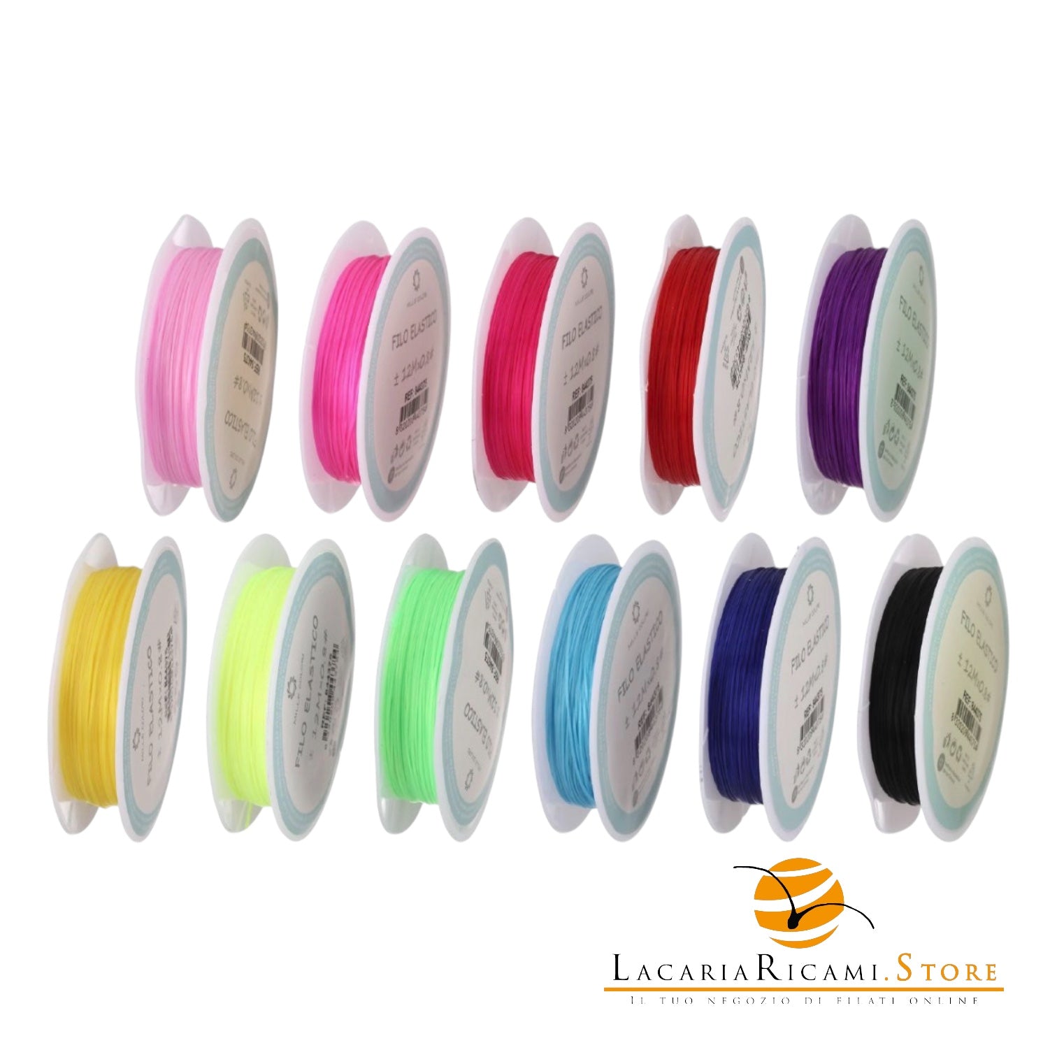 Filo Elastico Colorato per Bigiotteria - Colore: - by LacariaRicami.Store