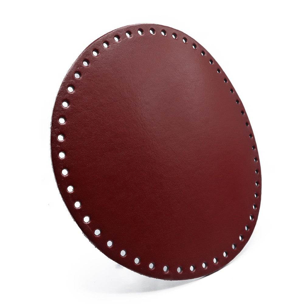 Fondo Per BORSE Tondo 23 Cm In Ecopelle - - LacariaRicami.Store