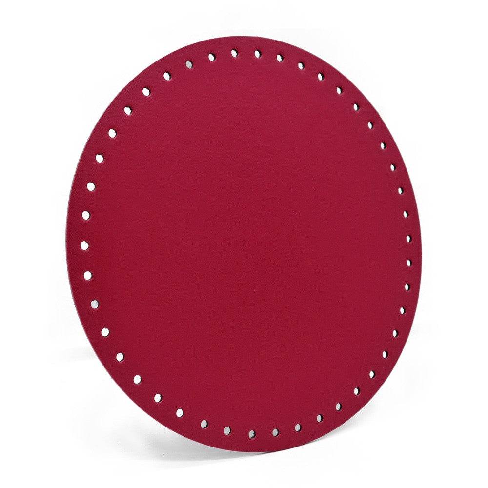 Fondo Per BORSE Tondo 23 Cm In Ecopelle - - LacariaRicami.Store