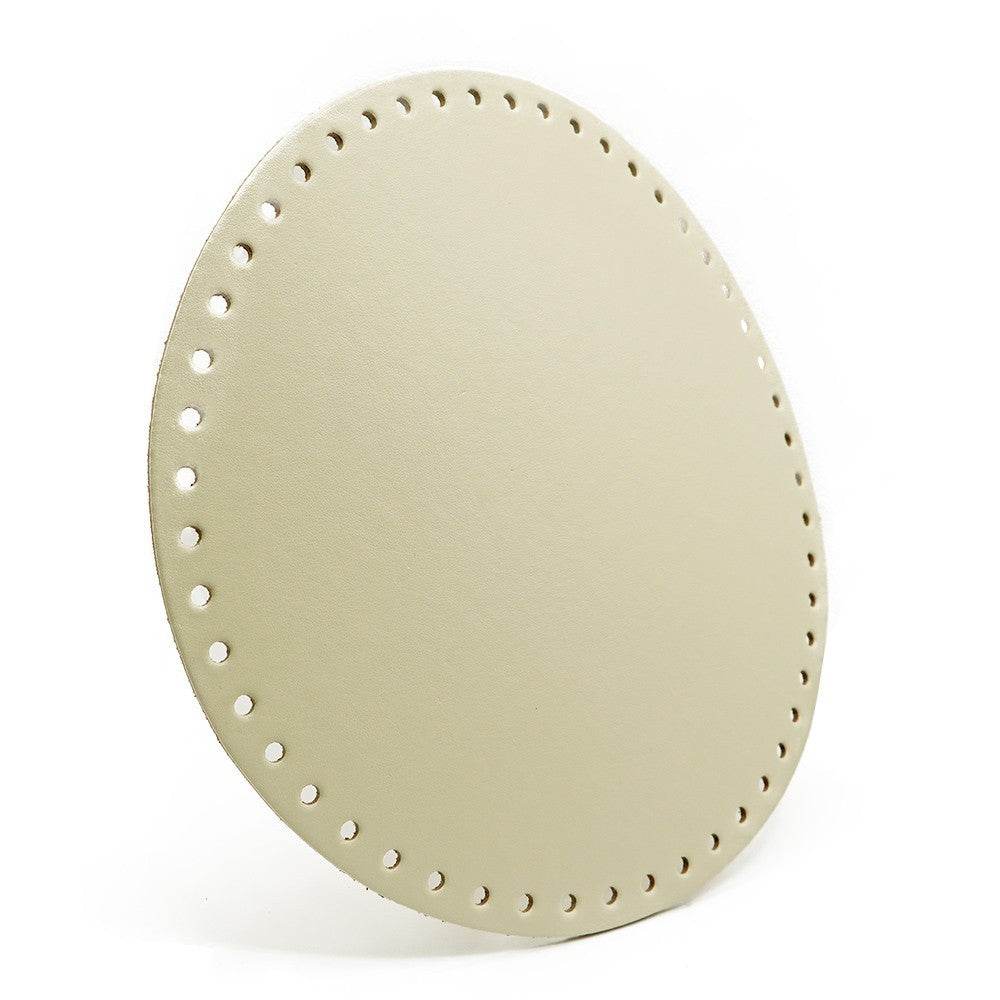 Fondo Per BORSE Tondo 23 Cm In Ecopelle - - LacariaRicami.Store