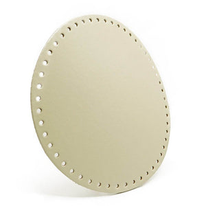 Fondo Per BORSE Tondo 23 Cm In Ecopelle - - LacariaRicami.Store
