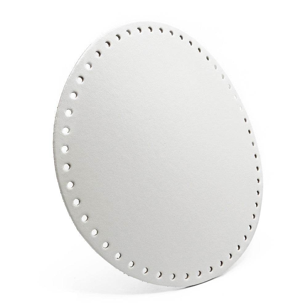 Fondo Per BORSE Tondo 23 Cm In Ecopelle - - LacariaRicami.Store