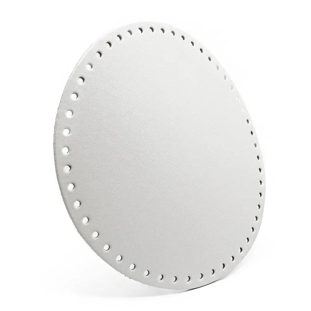 Fondo Per BORSE Tondo 23 Cm In Ecopelle - - LacariaRicami.Store