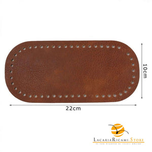 Fondo Per Borse 22x10cm - MAF Accessories - Colore: MARRONE - by LacariaRicami.Store