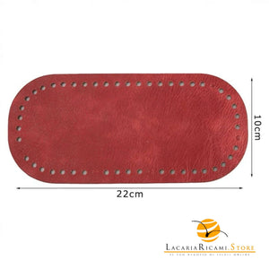 Fondo Per Borse 22x10cm - MAF Accessories - Colore: BORDEAUX - by LacariaRicami.Store