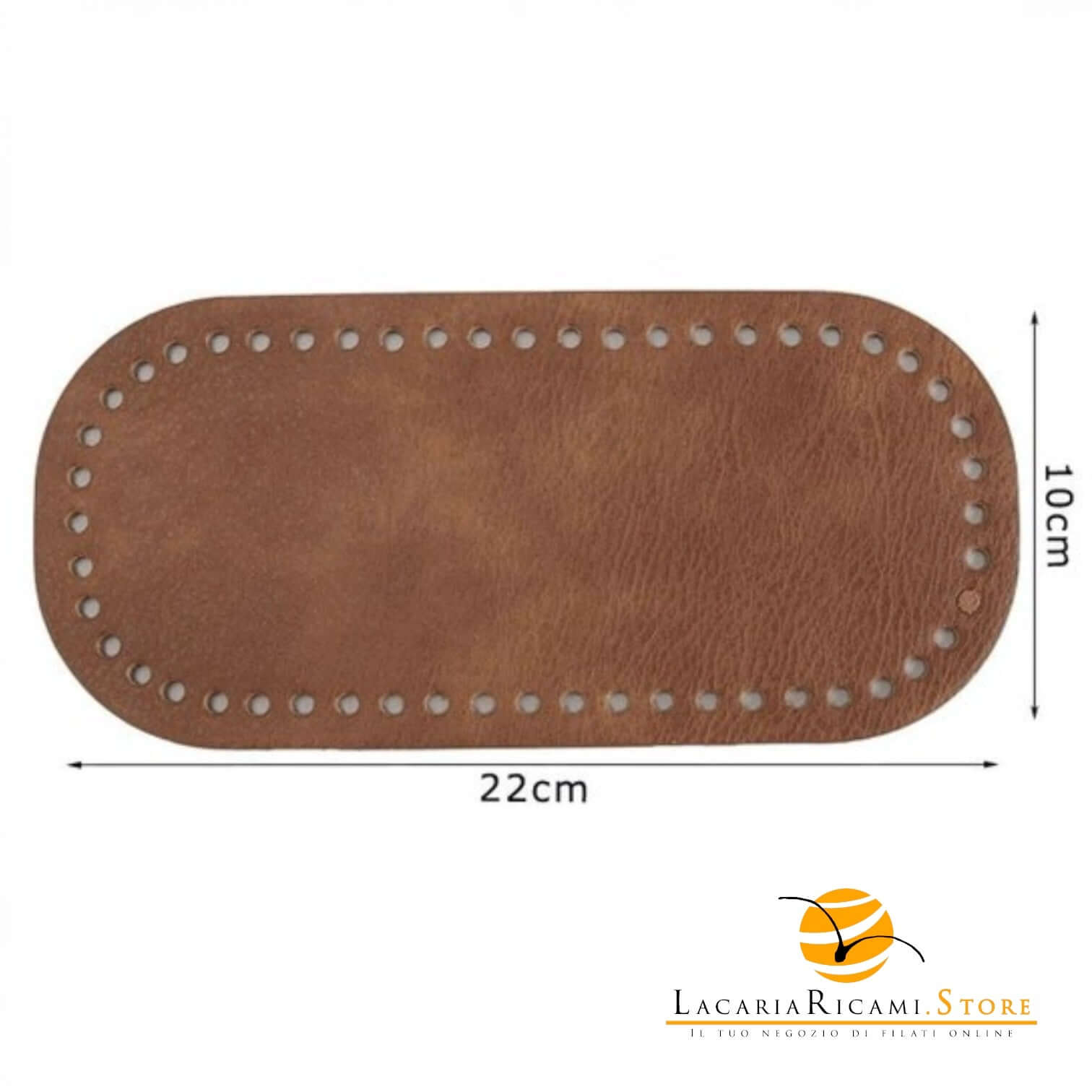 Fondo Per Borse 22x10cm - MAF Accessories - Colore: MARRONCINO - by LacariaRicami.Store