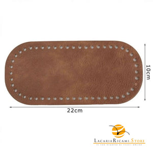 Fondo Per Borse 22x10cm - MAF Accessories - Colore: MARRONCINO - by LacariaRicami.Store