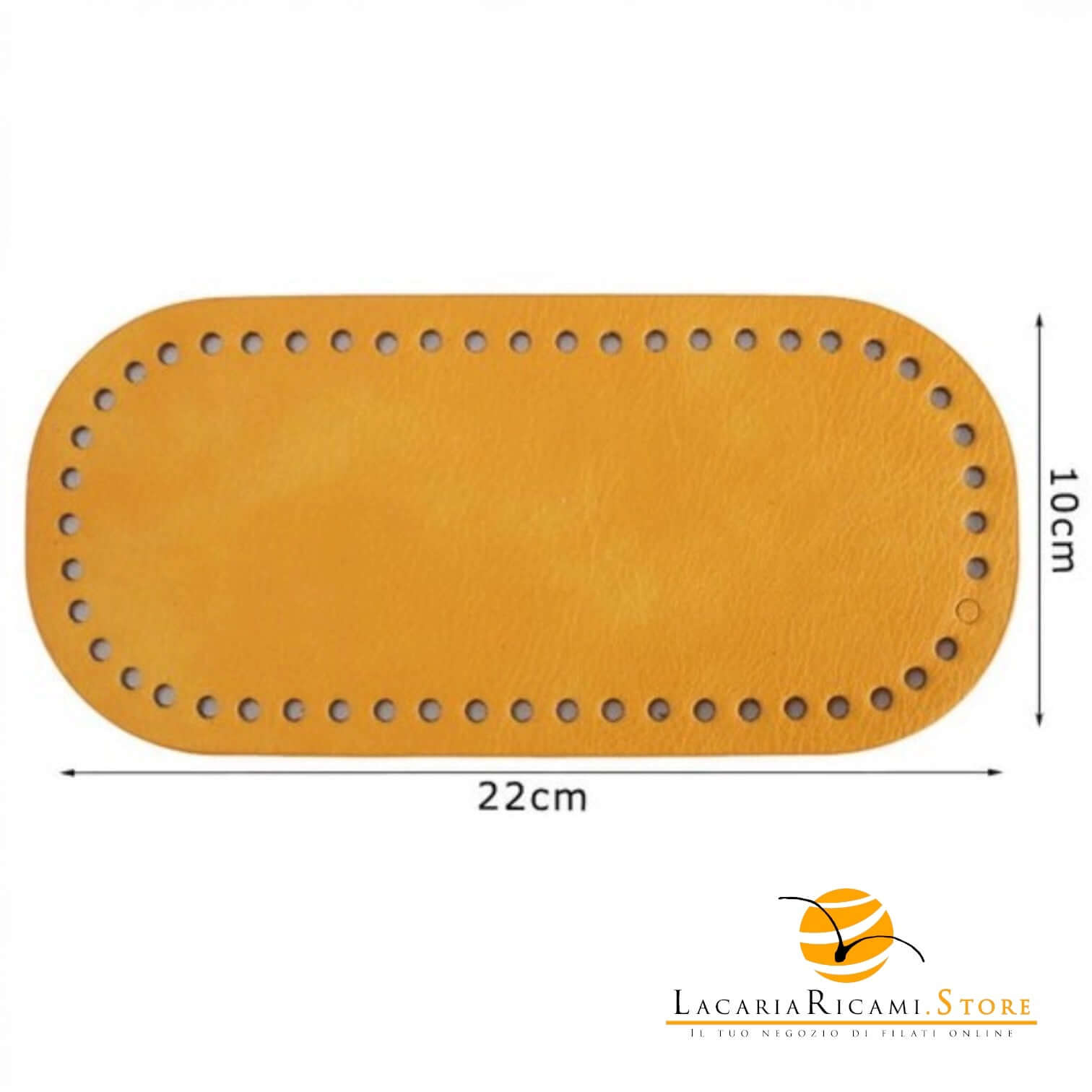 Fondo Per Borse 22x10cm - MAF Accessories - Colore: SENAPE - by LacariaRicami.Store