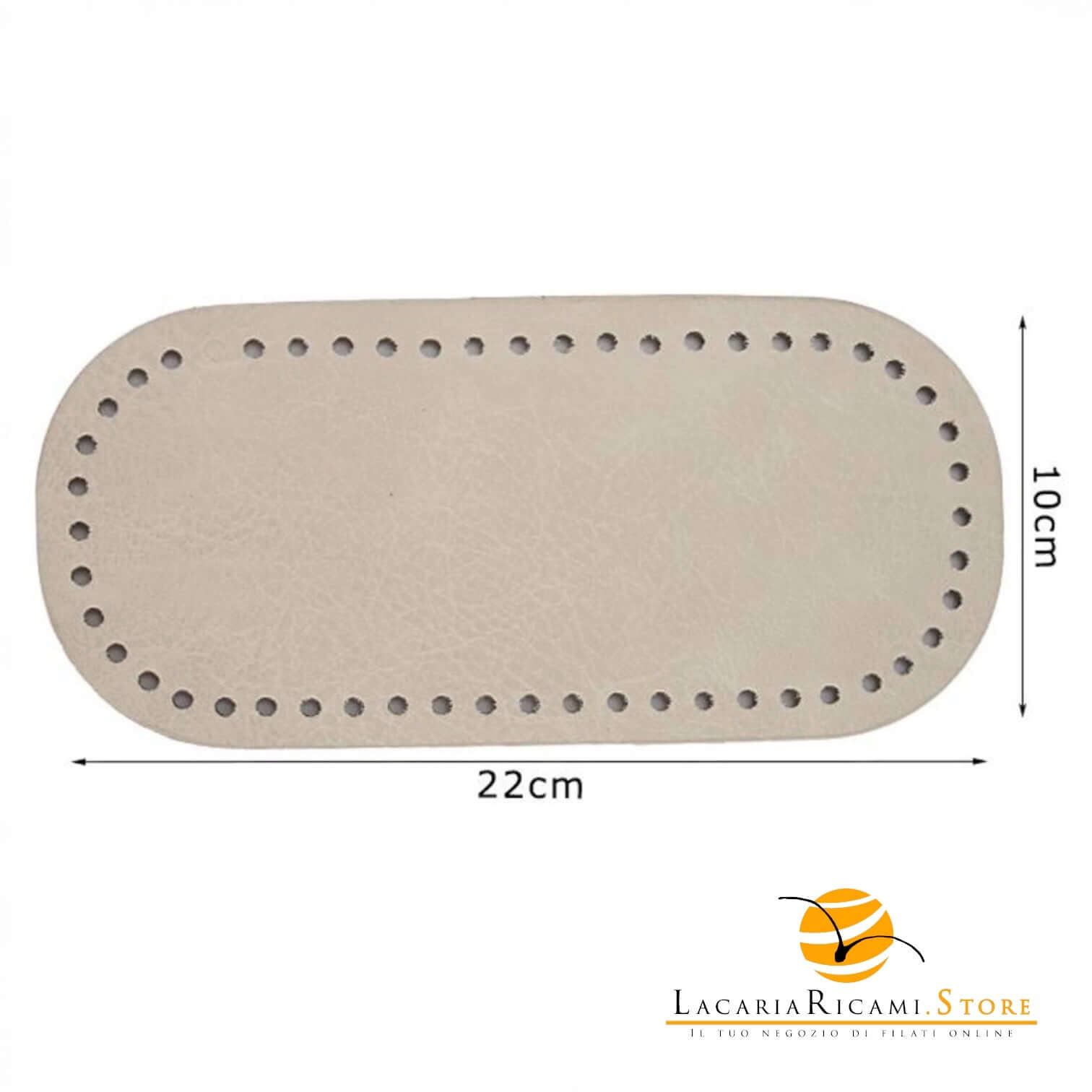 Fondo Per Borse 22x10cm - MAF Accessories - Colore: ECRÚ - by LacariaRicami.Store