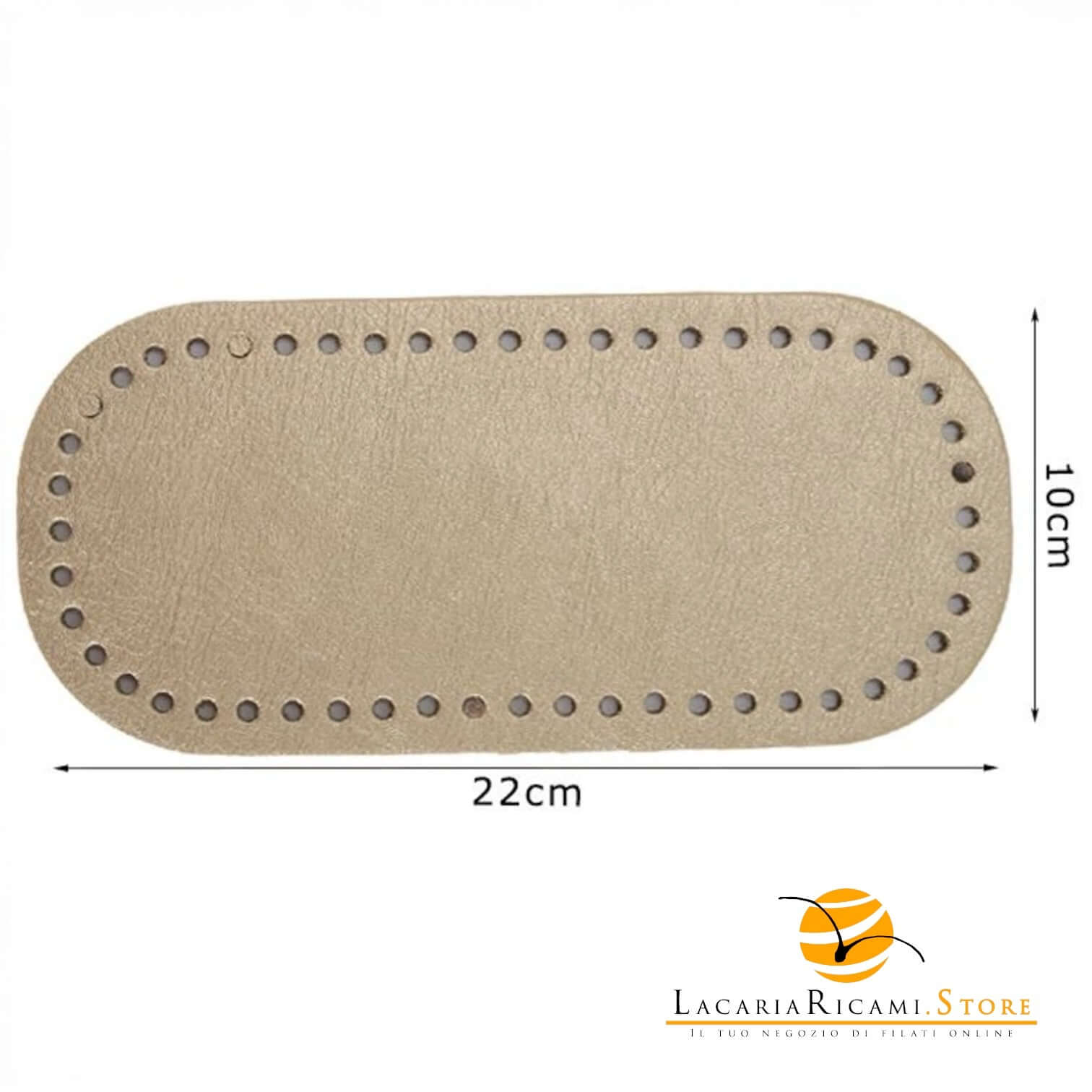 Fondo Per Borse 22x10cm - MAF Accessories - Colore: ORO - by LacariaRicami.Store