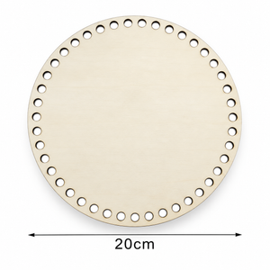 FONDO di LEGNO - MAS Srl - Colore: TONDO = 20 Cm - by LacariaRicami.Store