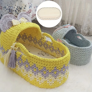 BASE Culla in LEGNO - Colore: - by LacariaRicami.Store