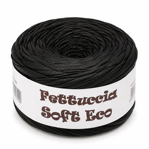 Fettuccia Soft Eco - MAS Srl - Colore: 09 - NERO - by LacariaRicami.Store