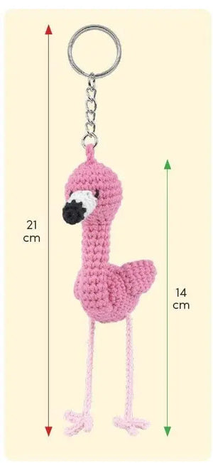 Mini Kit Amigurumi Flo Flamingo - Anchor - Colore: - by LacariaRicami.Store