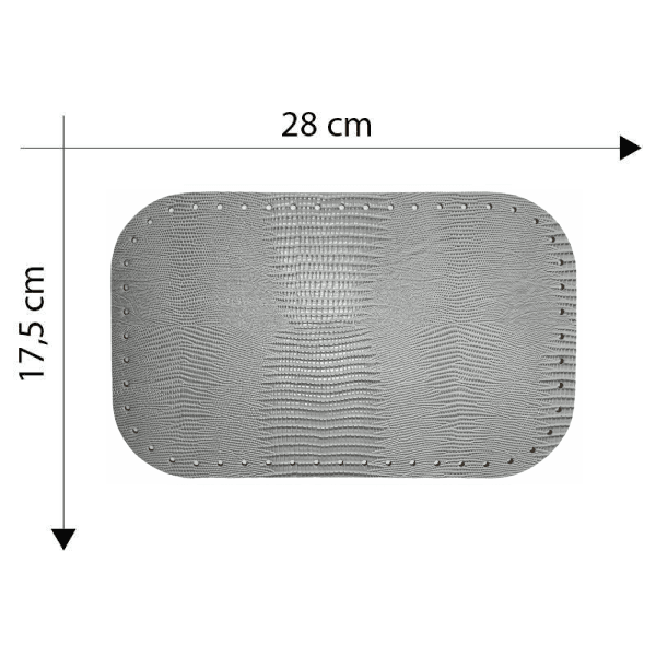 Fondo Borsa 28x17 Cm - - LacariaRicami.Store