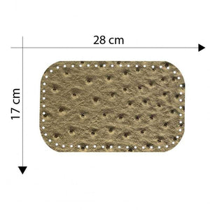 Fondo Borsa 28x17 Cm - - LacariaRicami.Store