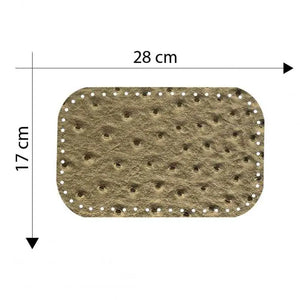 Fondo Borsa 28x17 Cm - - LacariaRicami.Store