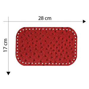 Fondo Borsa 28x17 Cm - - LacariaRicami.Store