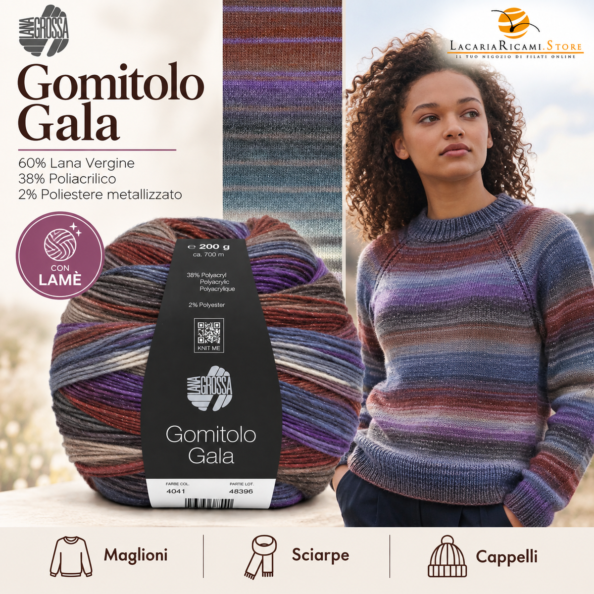 Lana Gomitolo Gala - LANA GROSSA