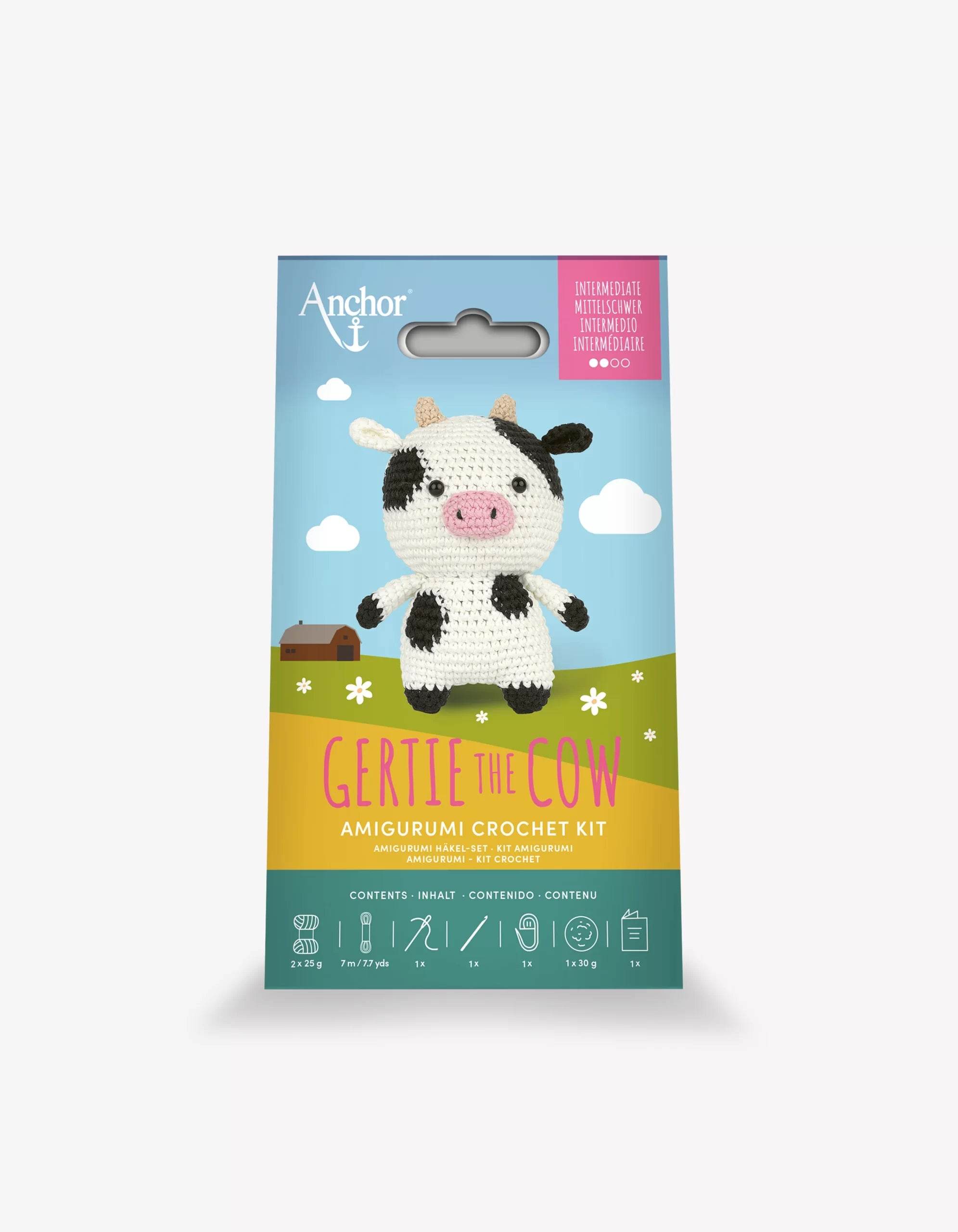 Kit Amigurumi Gertie The Cow - Anchor - - LacariaRicami.Store