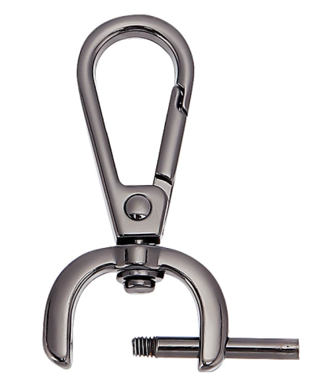 Moschettoni anello a D girevole Con Vite - 48x24 mm - - LacariaRicami.Store