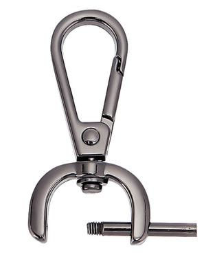 Moschettoni anello a D girevole Con Vite - 48x24 mm - - LacariaRicami.Store