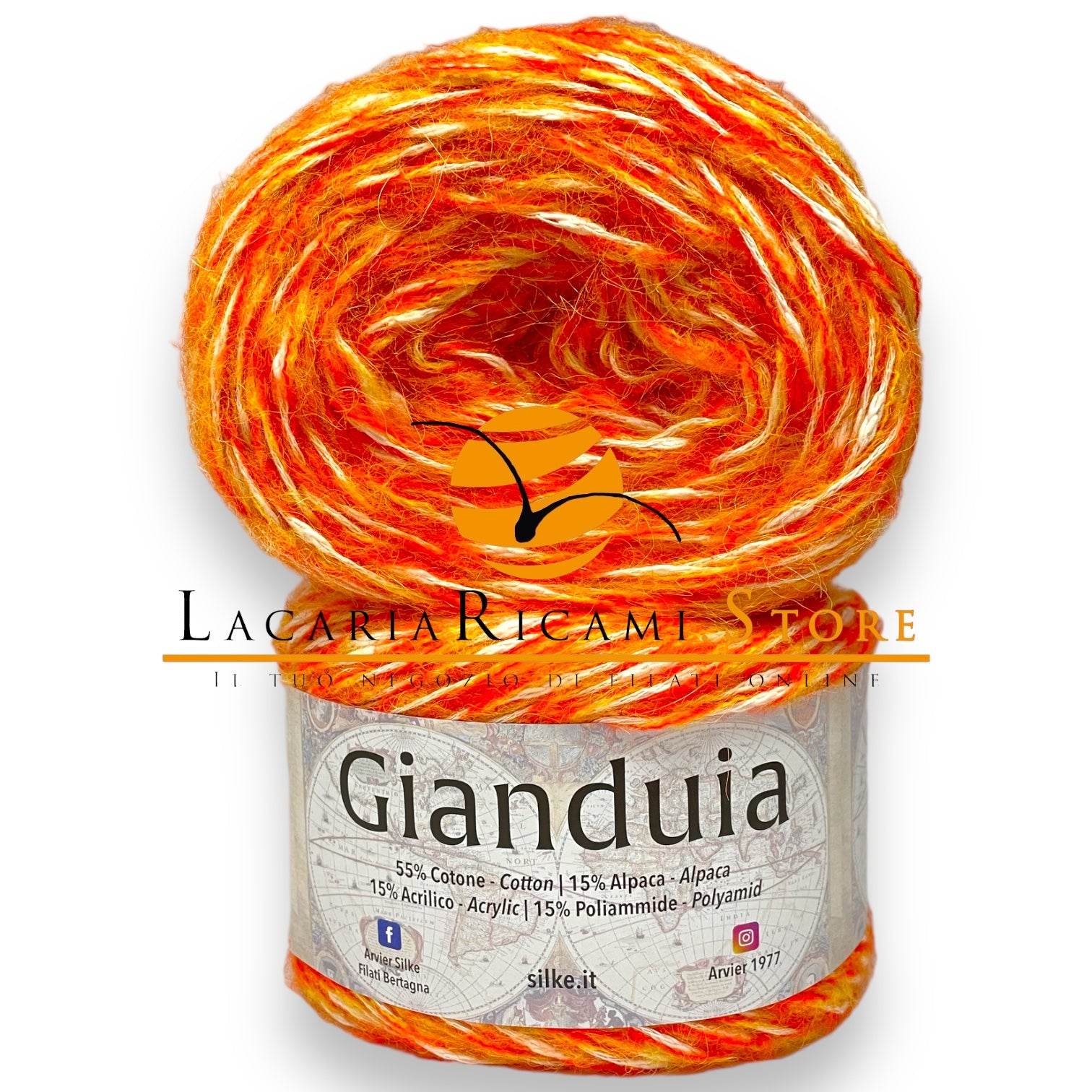 LANA/COTONE Gianduia - Silke - - LacariaRicami.Store
