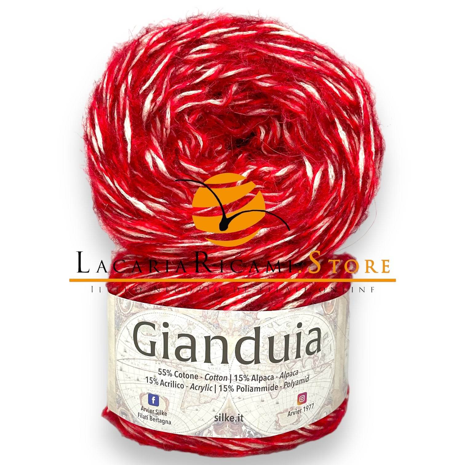 LANA/COTONE Gianduia - Silke - - LacariaRicami.Store