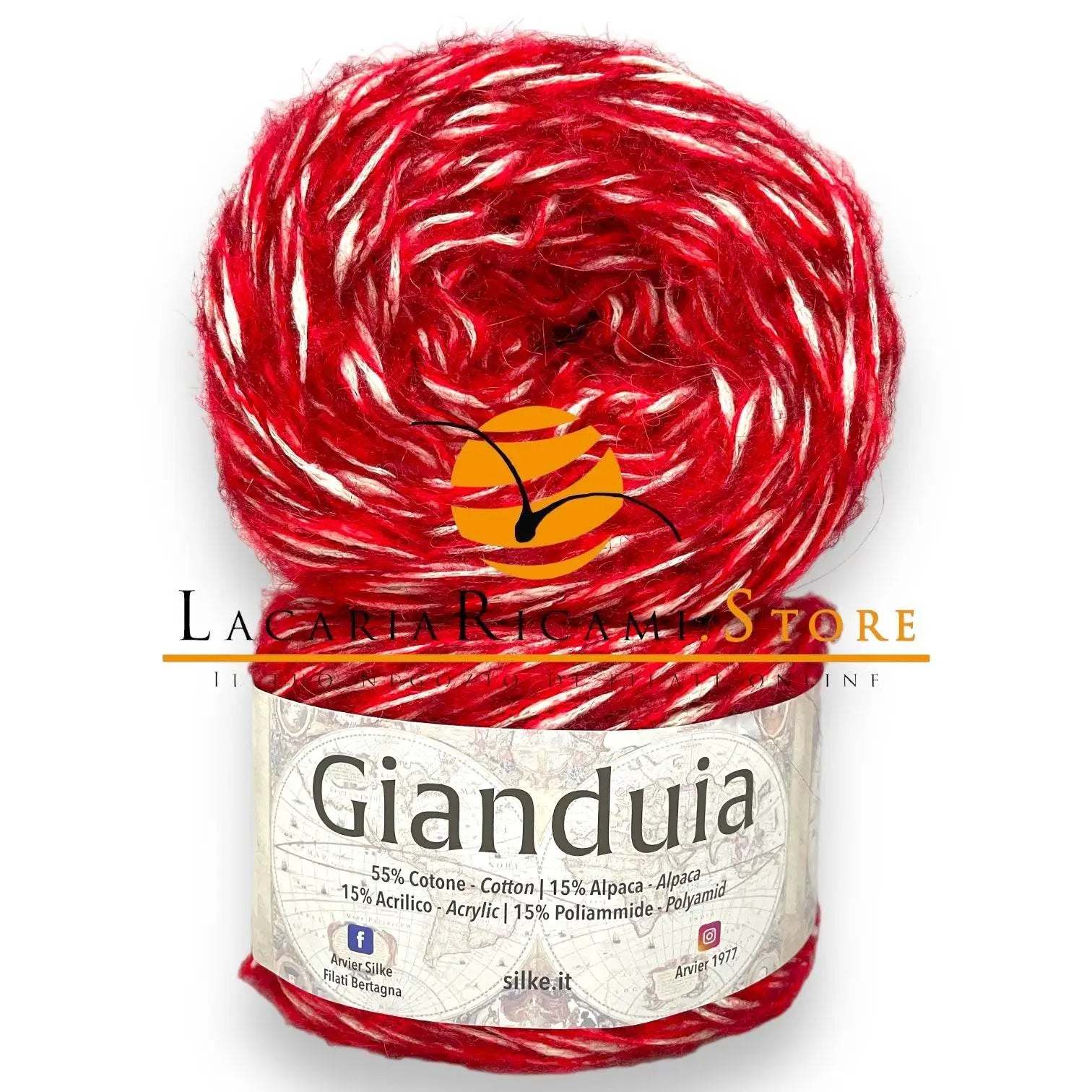 LANA/COTONE Gianduia - Silke - - LacariaRicami.Store