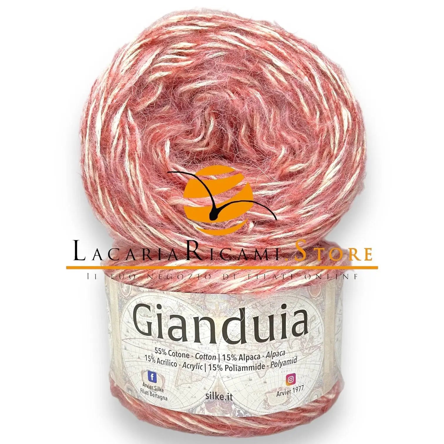 LANA/COTONE Gianduia - Silke - - LacariaRicami.Store