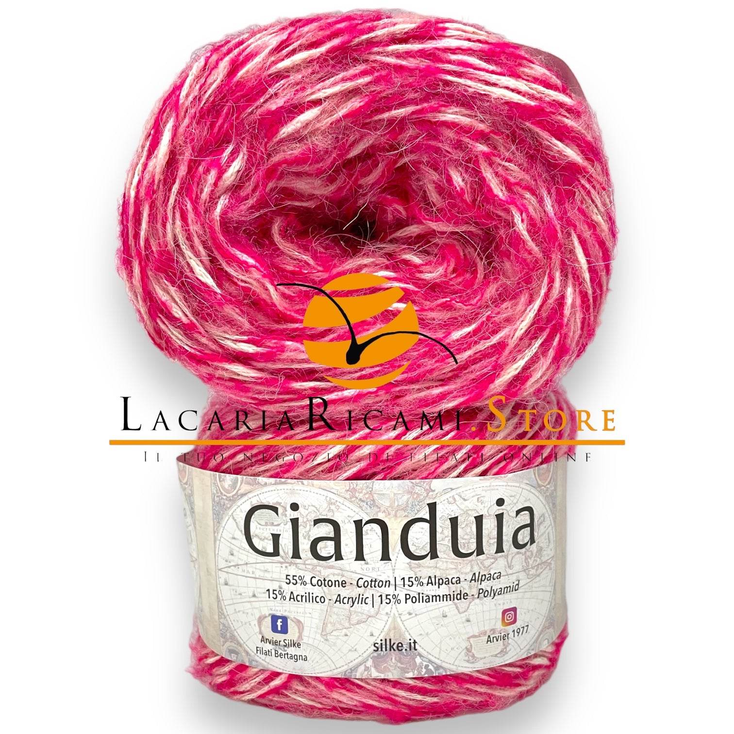 LANA/COTONE Gianduia - Silke - - LacariaRicami.Store