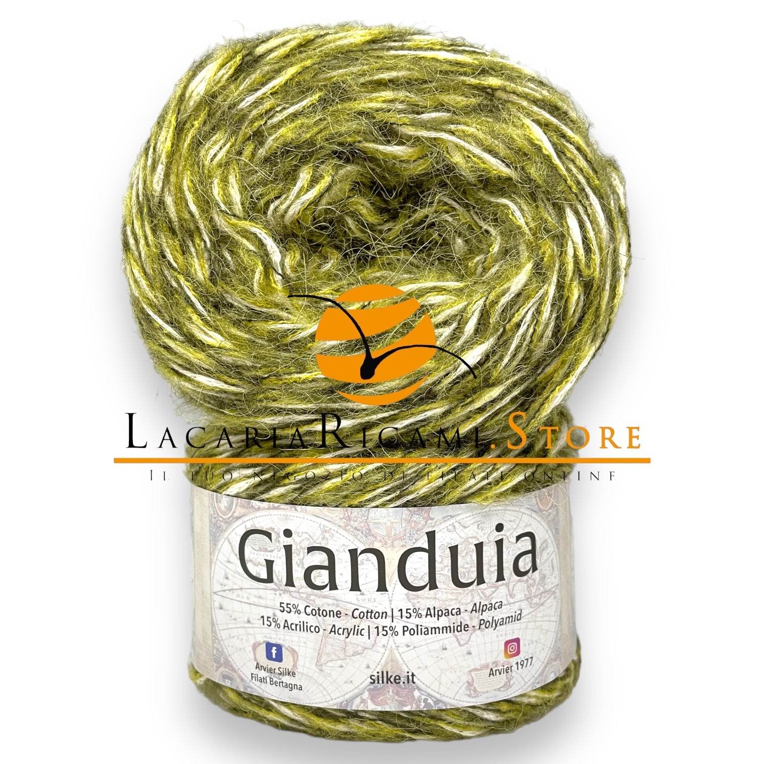LANA/COTONE Gianduia - Silke - - LacariaRicami.Store