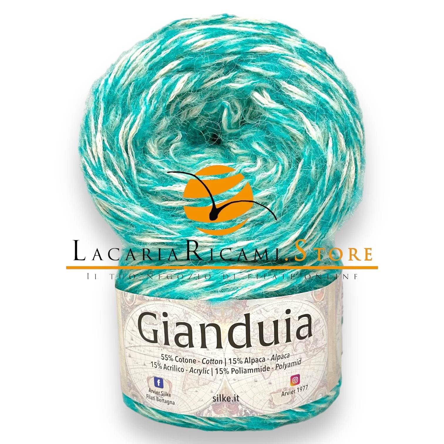 LANA/COTONE Gianduia - Silke - - LacariaRicami.Store