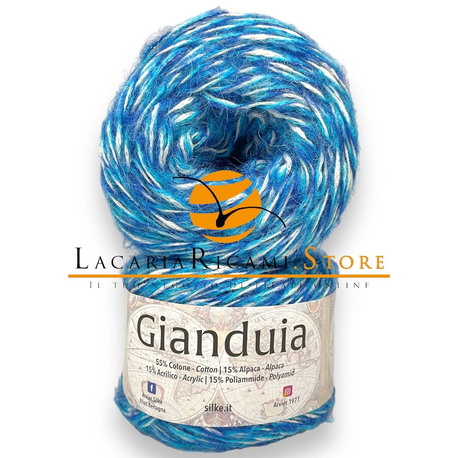 LANA/COTONE Gianduia - Silke - - LacariaRicami.Store