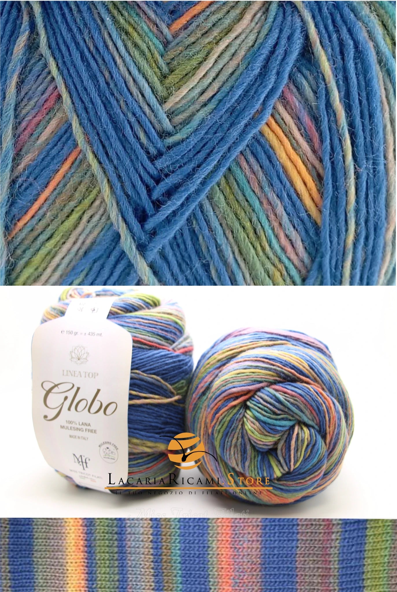 Lana GLOBO – Miss Tricot Filati 002 - LacariaRicami.Store