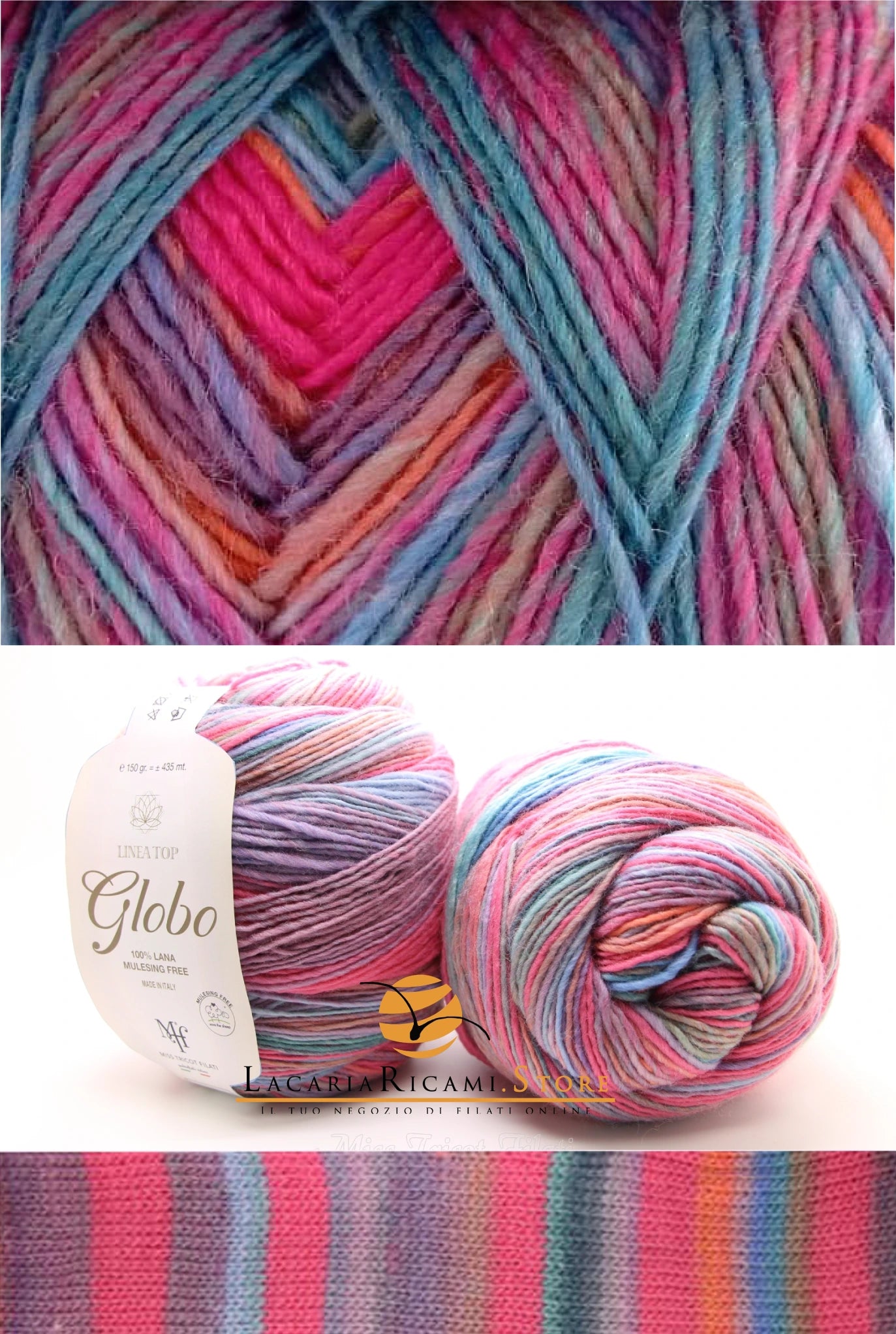 Lana GLOBO – Miss Tricot Filati 006 - LacariaRicami.Store